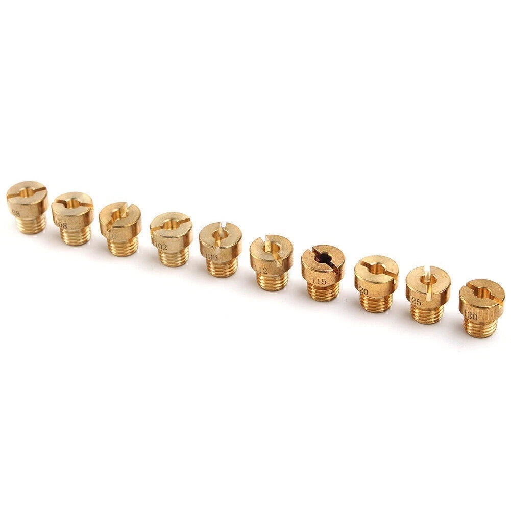 10pcs carburetor main nozzle kit for Dellorto PHBG SHA (5mm) #98-130