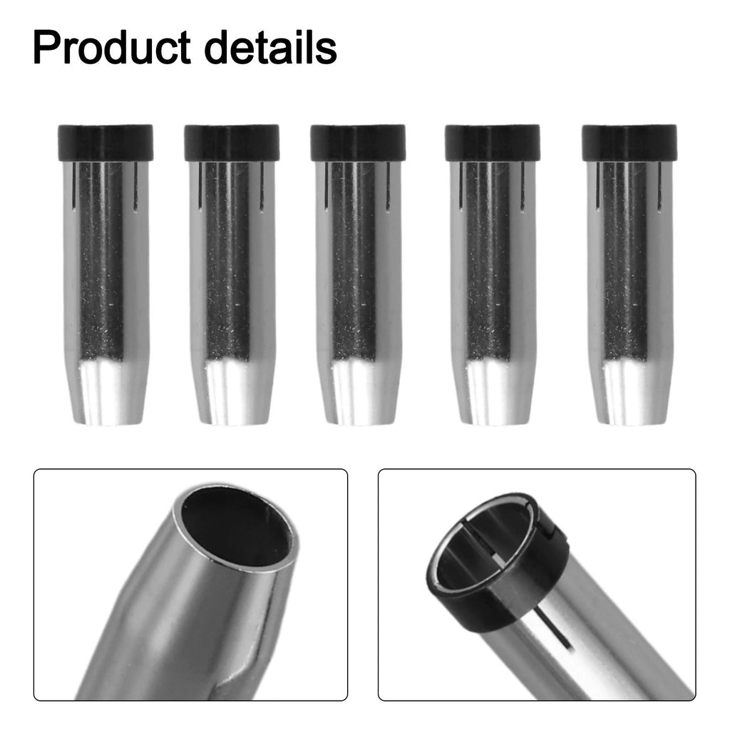Gas Nozzle Pack for MB 24KD MIG Torch (5 pcs)