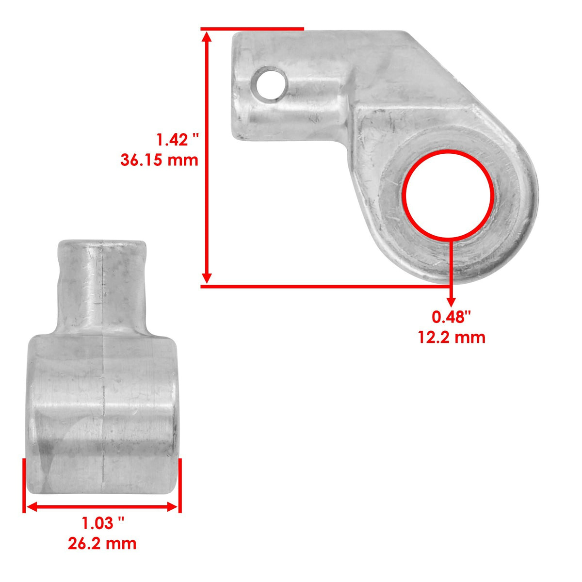 Trunnion Replacement for John Deere 120 140 300 312 314 316 317 318 (Qty 2)