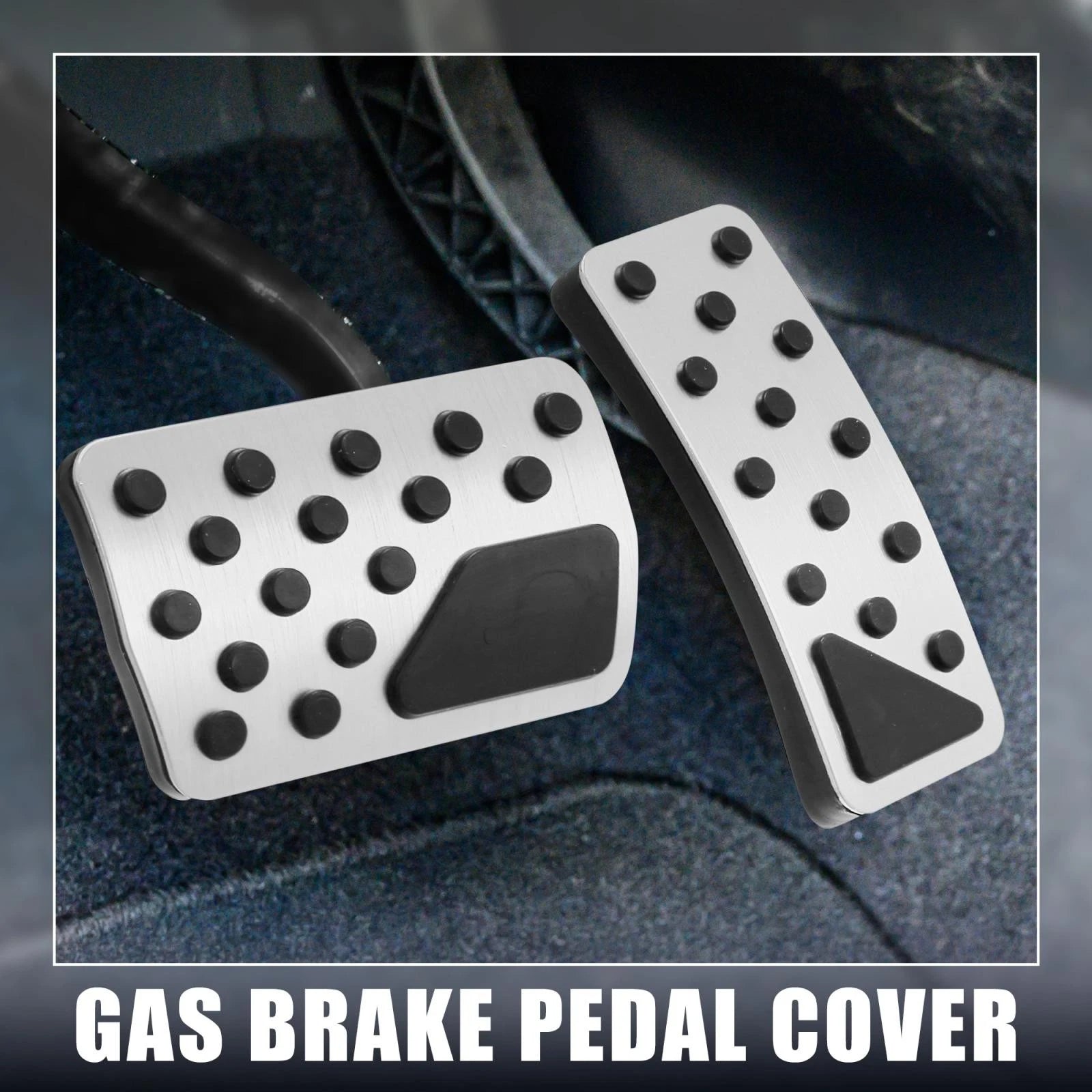 Brake Pedal Pad Gas Accelerator Pedal Cover Set for Jeep (2011–2012)