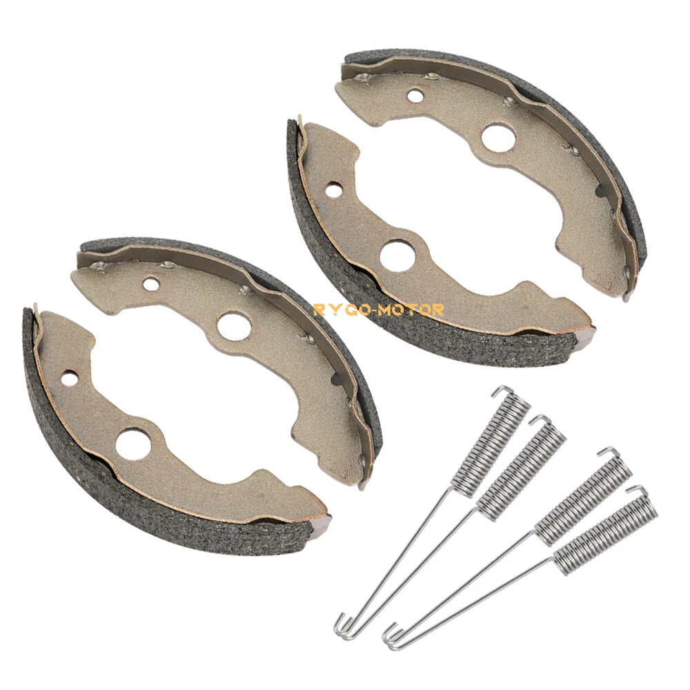 Front Brake Shoes W/Springs for Honda TRX300FW FourTrax 300 (1988–2000)