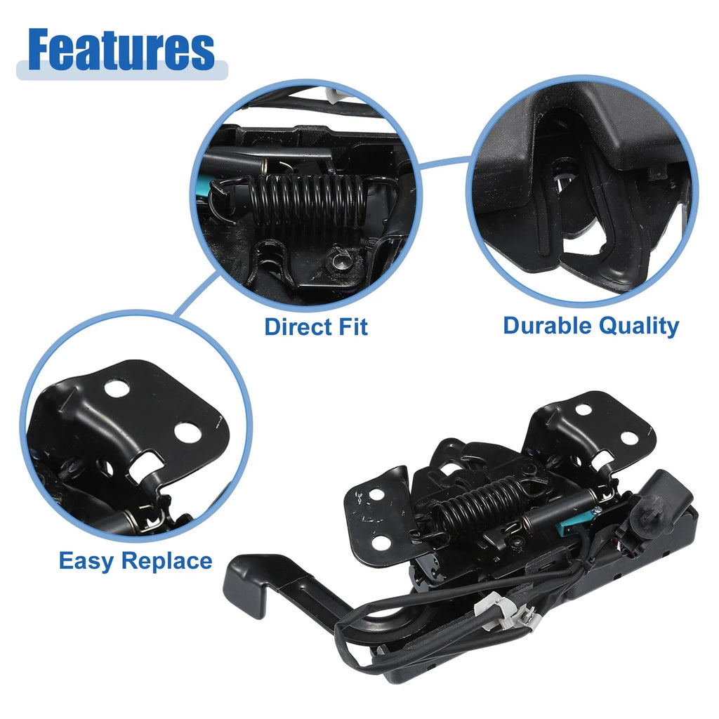 Hood Latch Assembly for Kia Optima (2016–2020) No. 81130D5010