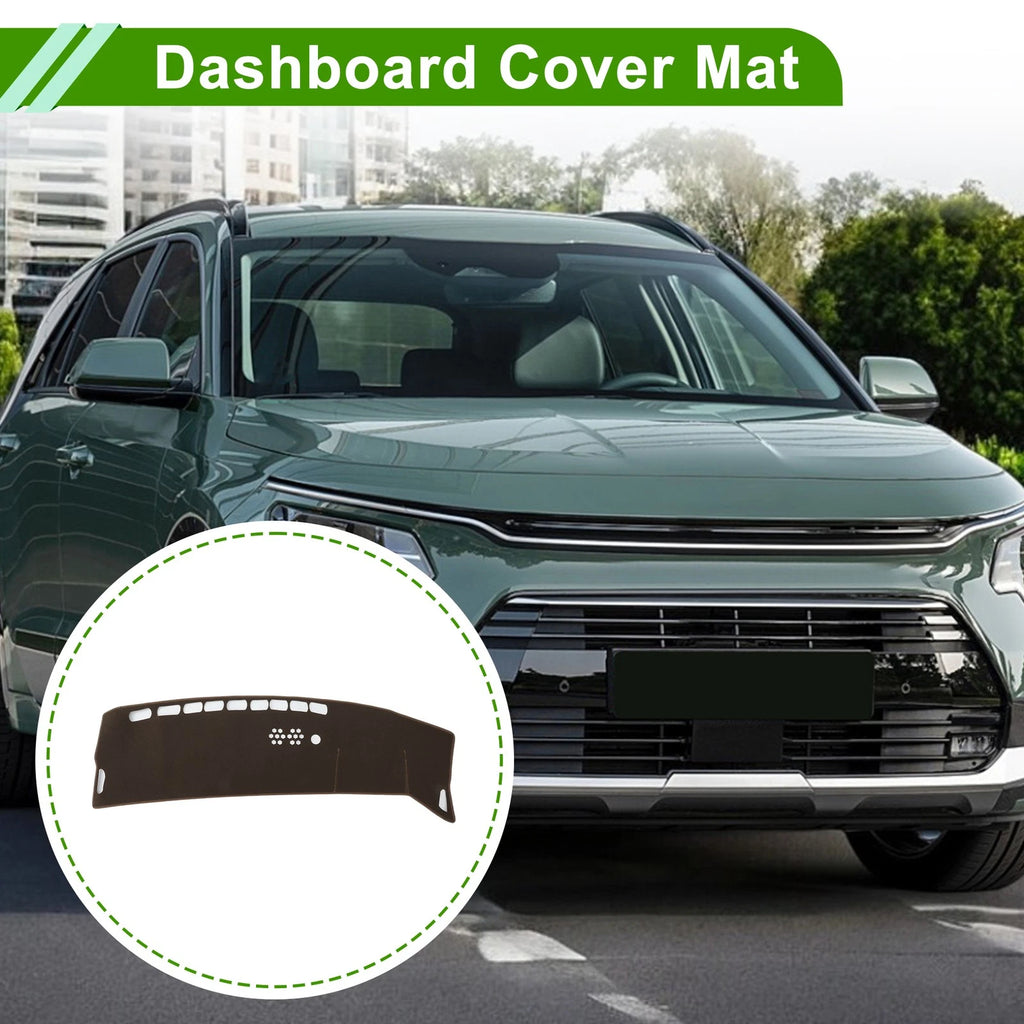 Dashboard Cover for Kia Niro (EV/PHEV/HEV) (2023–2025) Brown Polyester 1 Pc