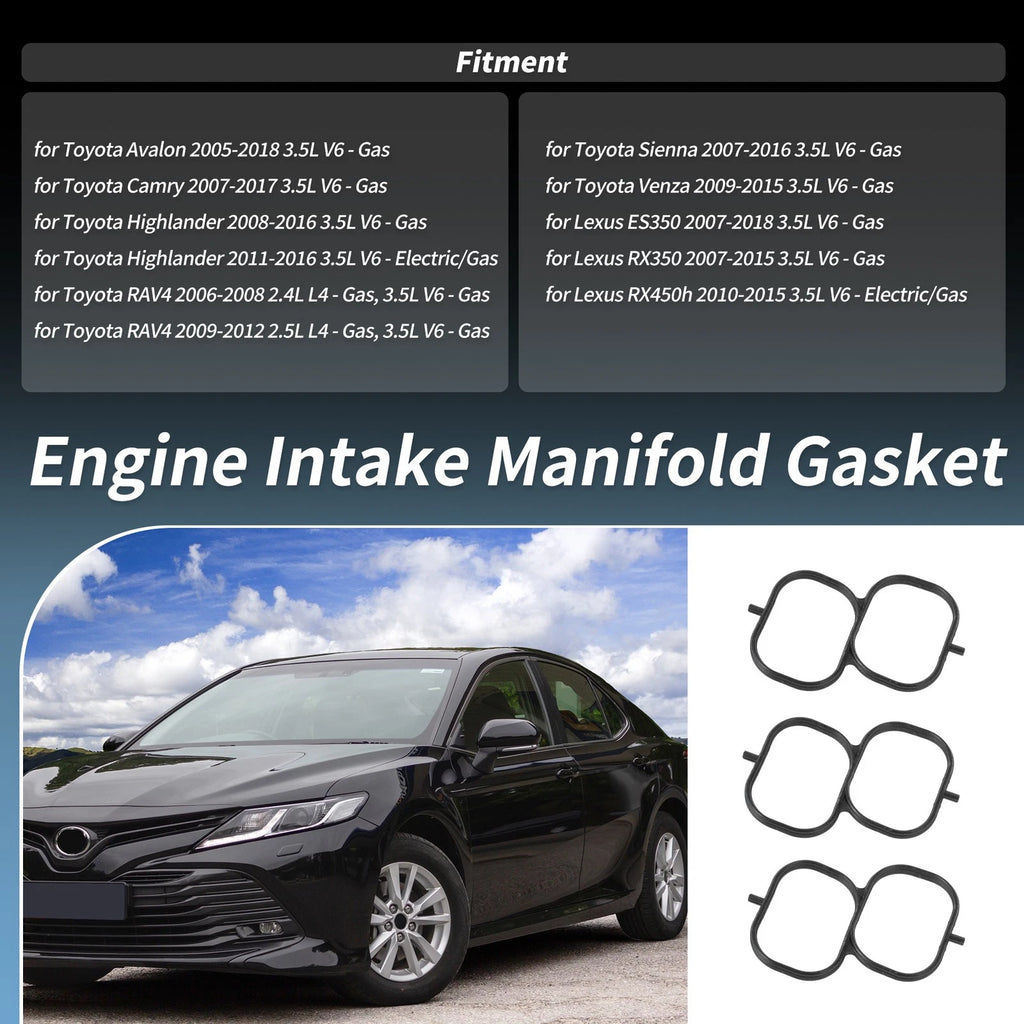 Upper Intake Plenum Gasket for Toyota Camry (2007–2017) 3.5L V6
