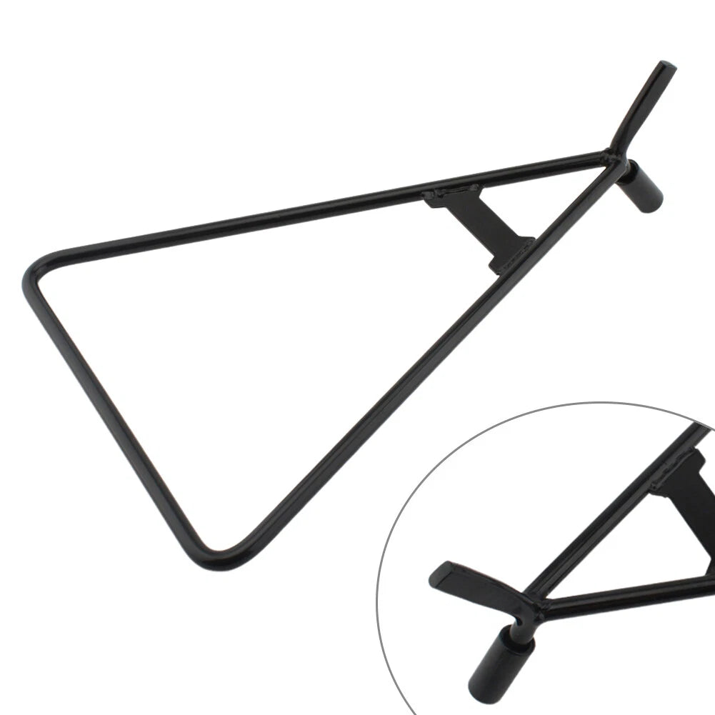 1pc Black Iron Motorcycle Triangle Stand for Universal Fit (Dirt Bike)