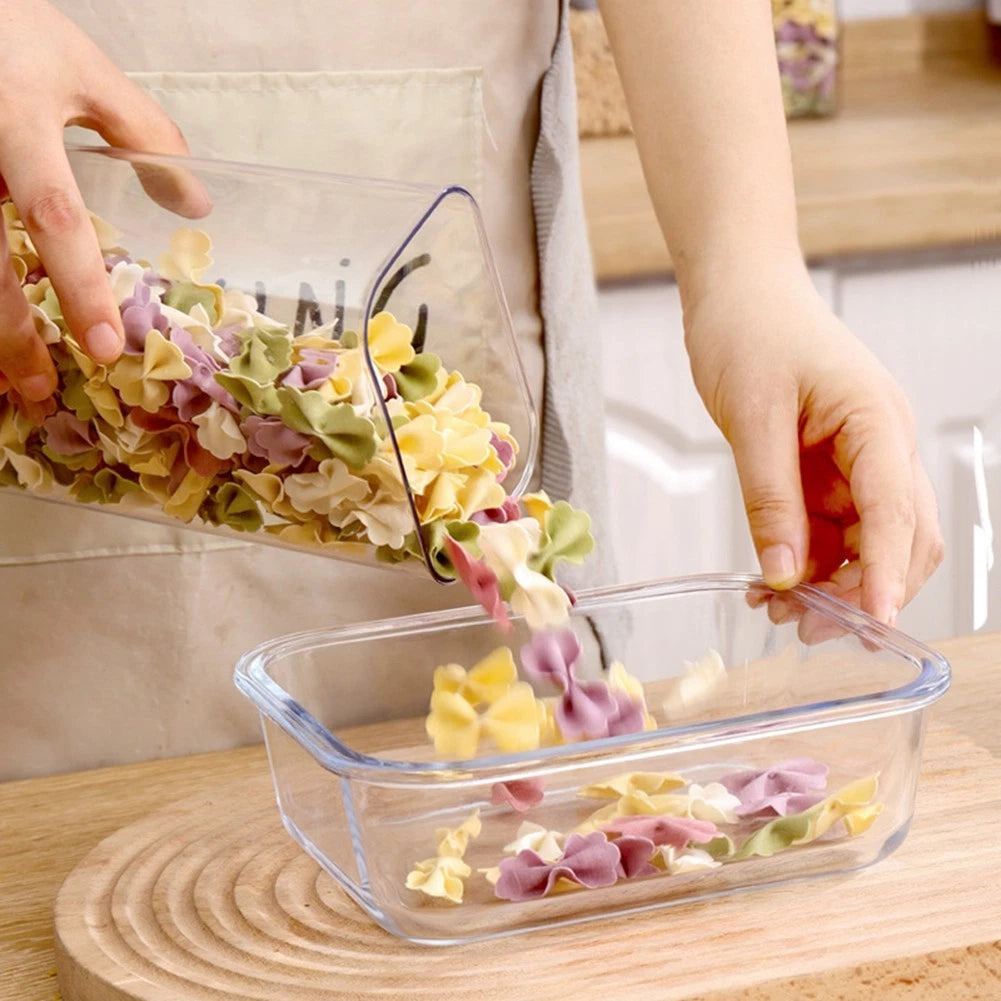 Clear Food Storage Container with Airtight Seal for Pantry Organization