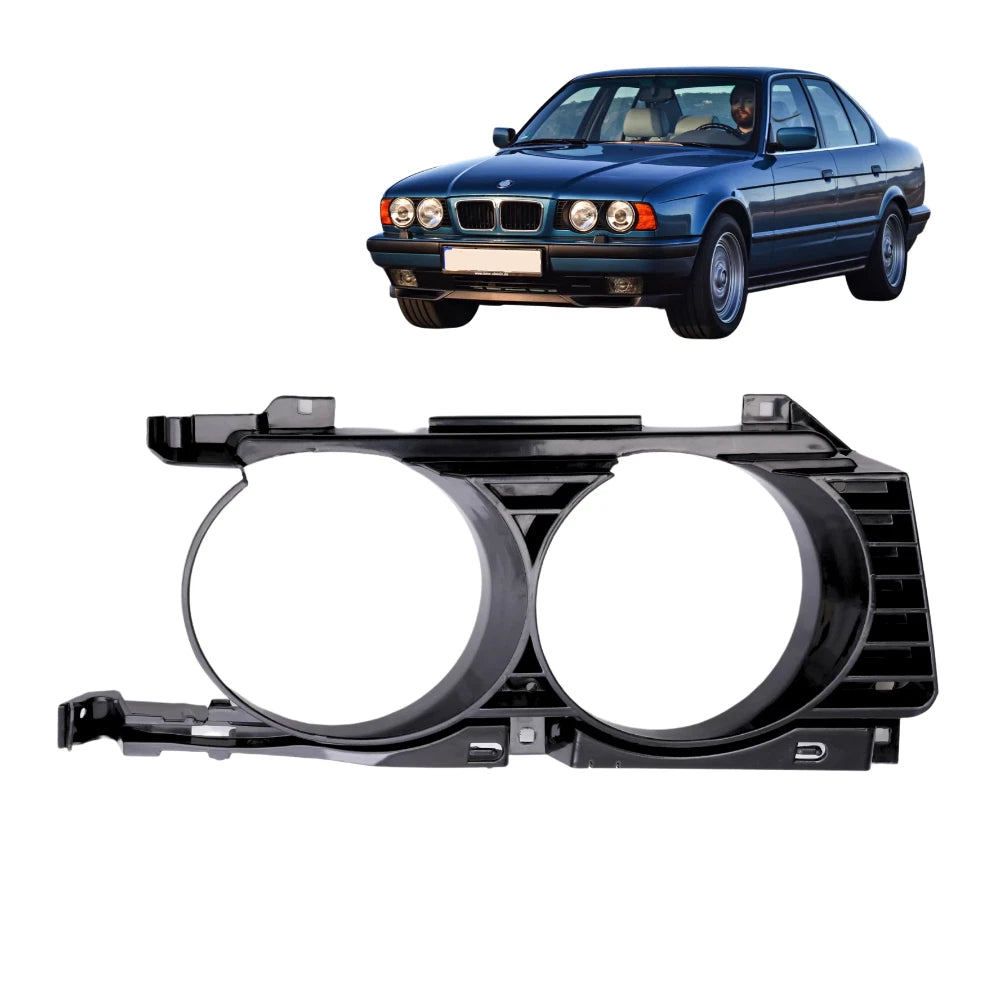 Headlight Trim Plastic Construction Aftermarket Grille Replacement Part