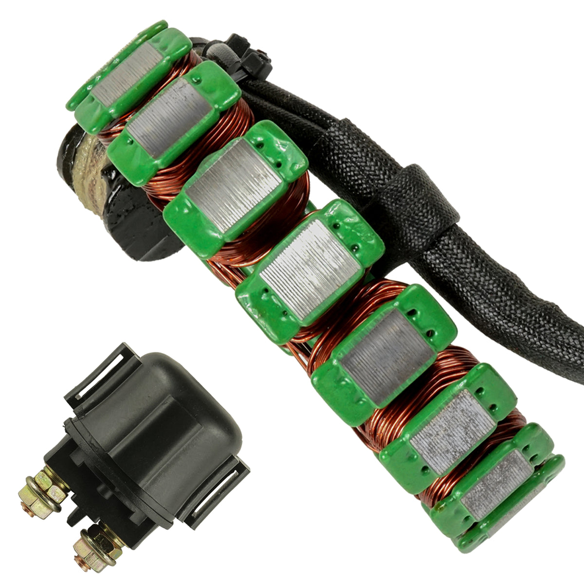 Stator and Solenoid Replacement for Yamaha Warrior 350 YFM350 (1996–2001)