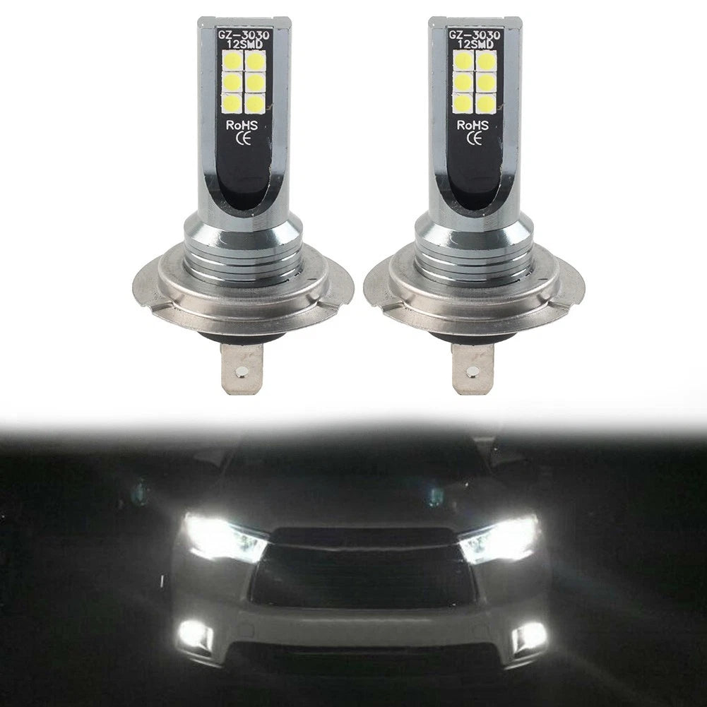 2Pcs H7 LED Headlight Bulbs for