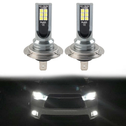 2Pcs H7 LED Headlight Bulbs for
