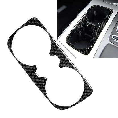 1x Interior Water Cup Holder Trim for Audi Q7 SQ7 (2016–2019) Carbon Black