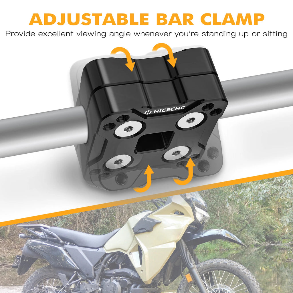Adjustable GPS Mount Holder Bracket for Motorcycle 14MM Handlebar