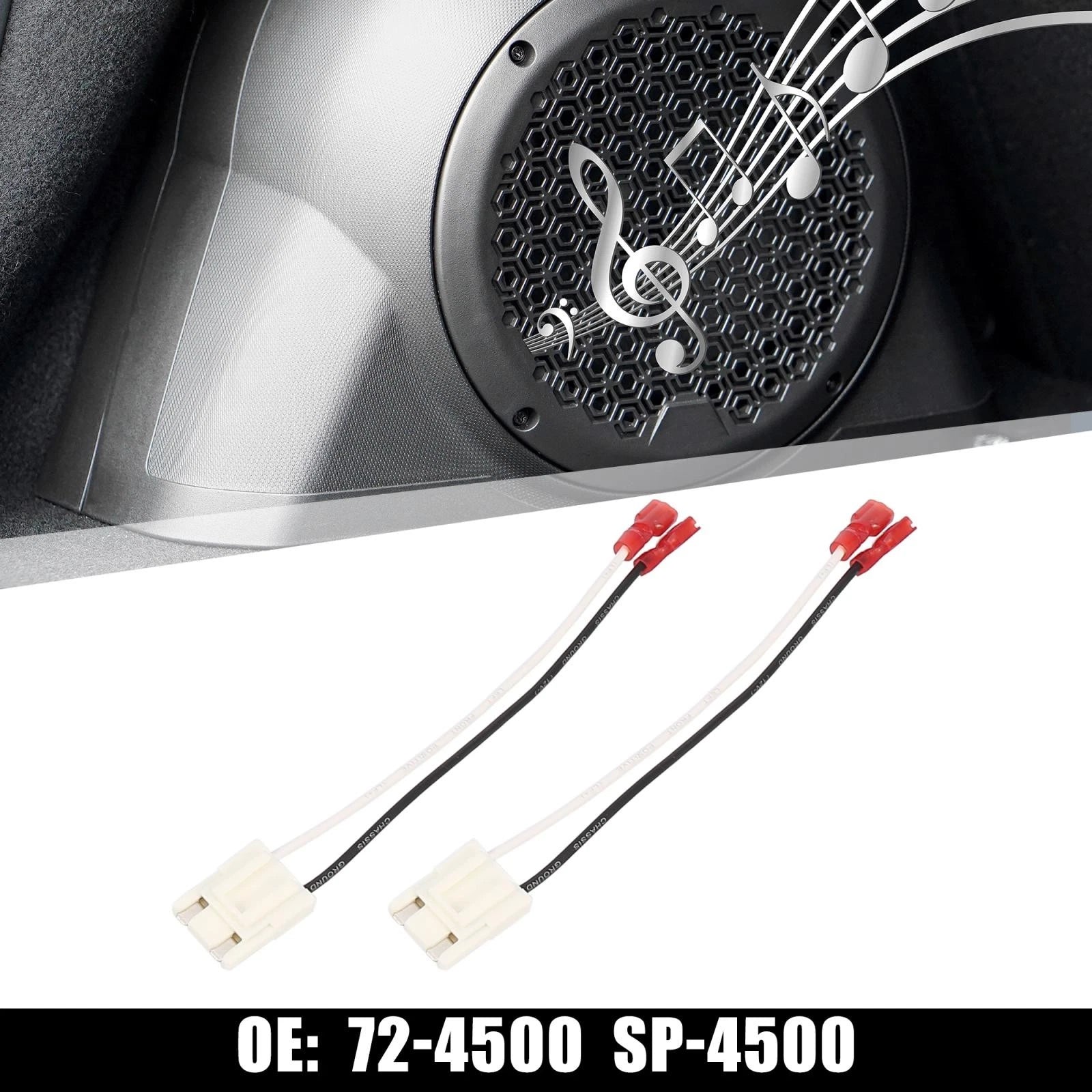 Speaker Connector Harness Adapter 2Pcs for Chevrolet K2500 (1988–1994)