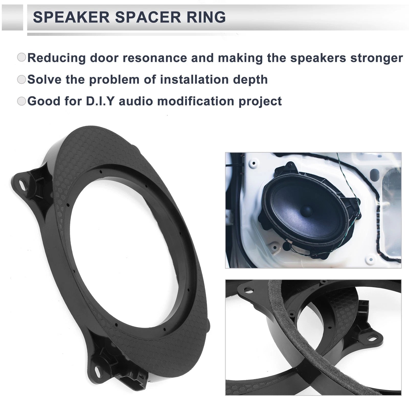 Tweeter Speaker Spacer Adaptor for Toyota 13-24 (6.5 in)