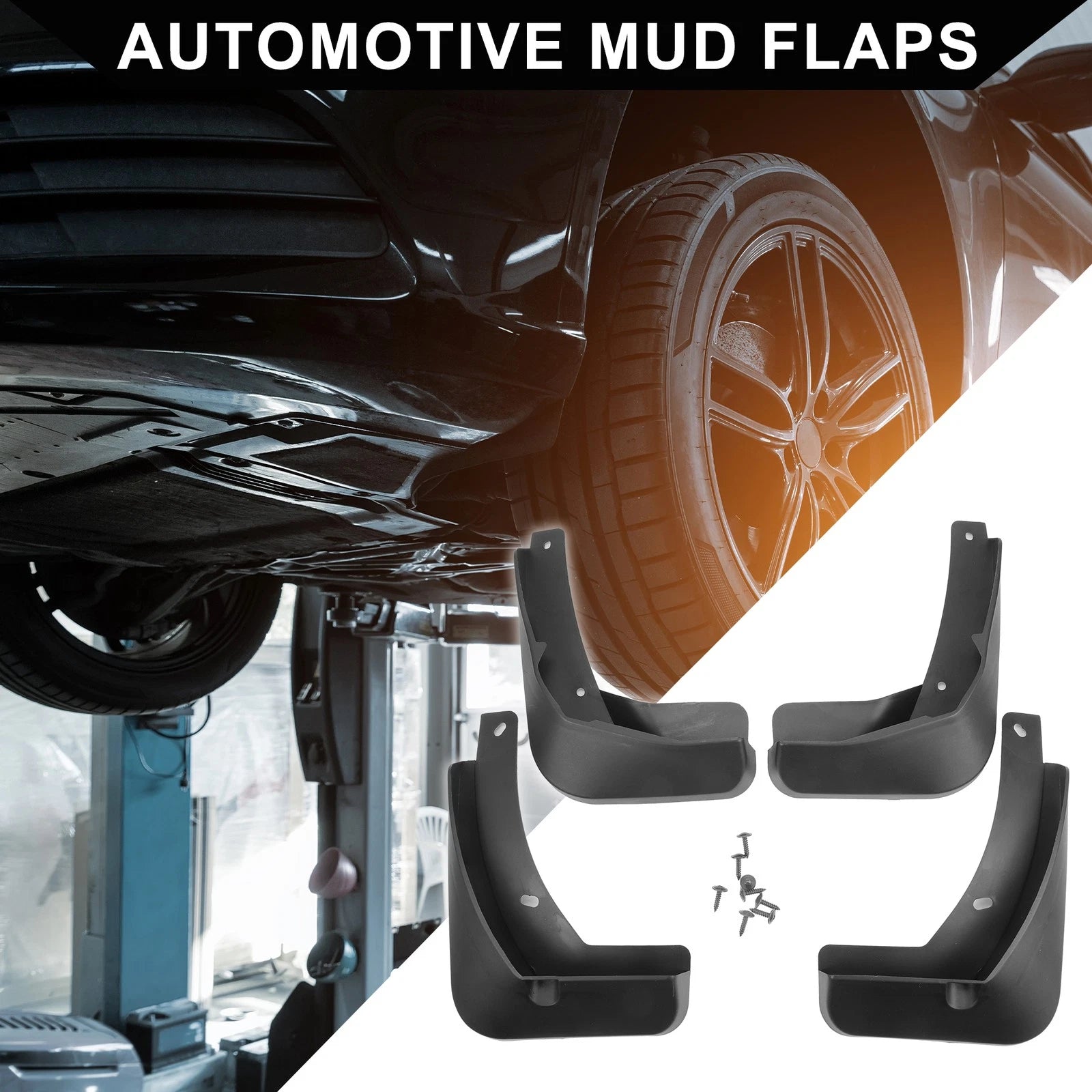 Mud Flap Splash Guard Set for Volkswagen Golf (2015–2017)