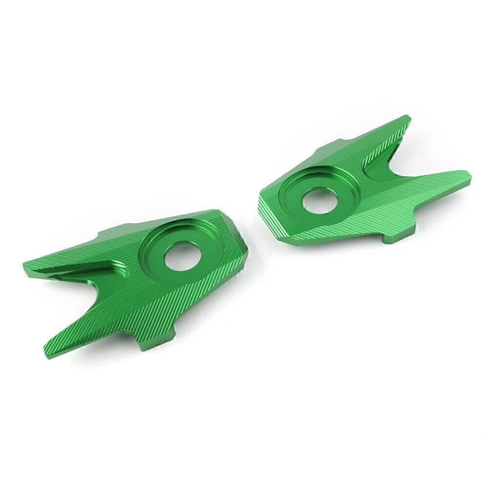 2X Rear CNC Flat Fork Decor Cover for Kawasaki Ninja 300/250/Z250 (2013–2016)