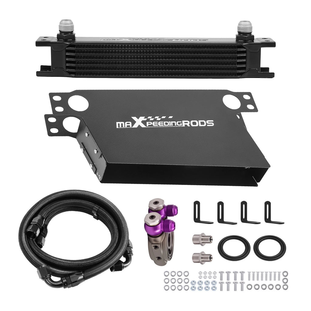 7 Row Engine Oil Cooler Kit for Universal Applications (10AN)