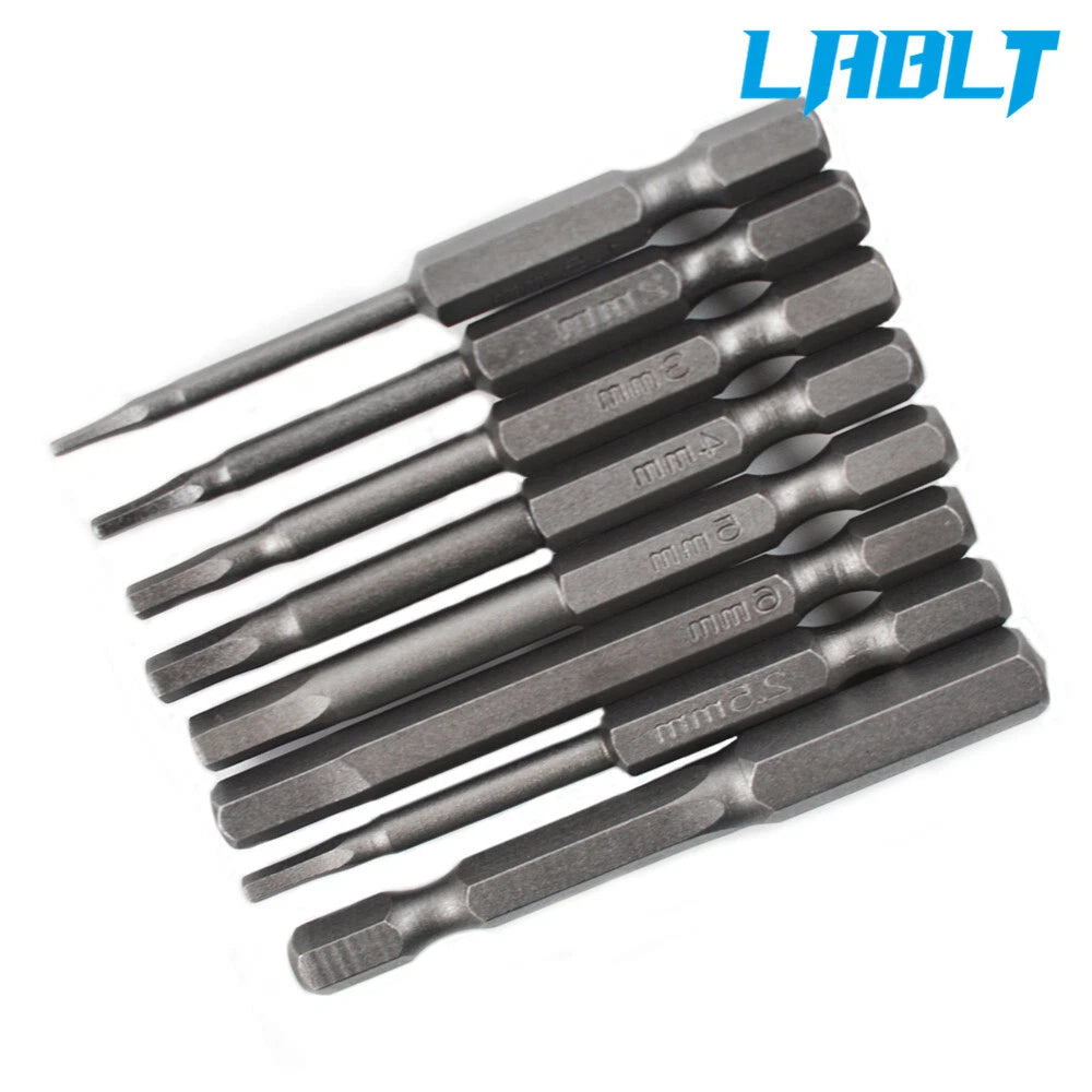 8Pcs Hex Head Allen Bit Set for Impact Driver Drill (Metric)