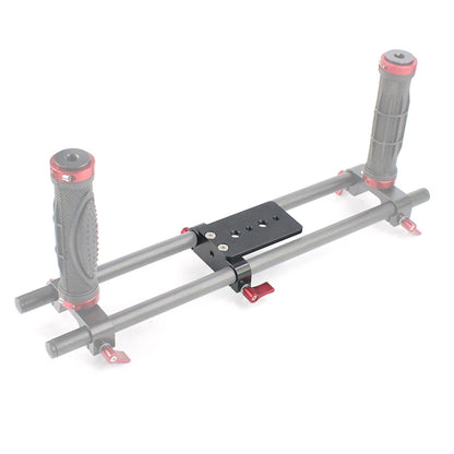 15mm Rail Rod System Pipe Clamp Base Tripod Mounting Plate for DSLR Camera
