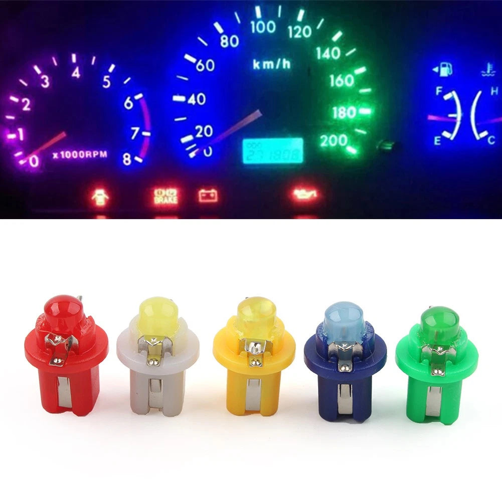 T5 B8.5D 5050 1SMD LED Dashboard Light Bulb for Car (12V)