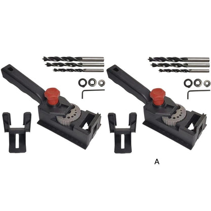 10 Hole Woodworking Drill Guide Jig Kit for Quick Setup and Positioning