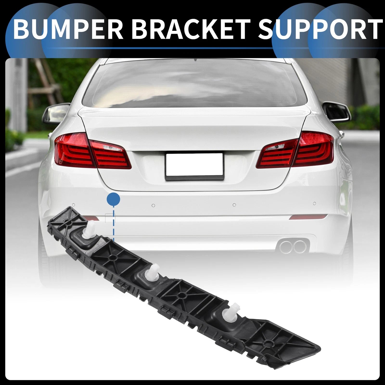 Left Rear Bumper Retainer Bracket Replacement for Hyundai Tucson (2022–2023)