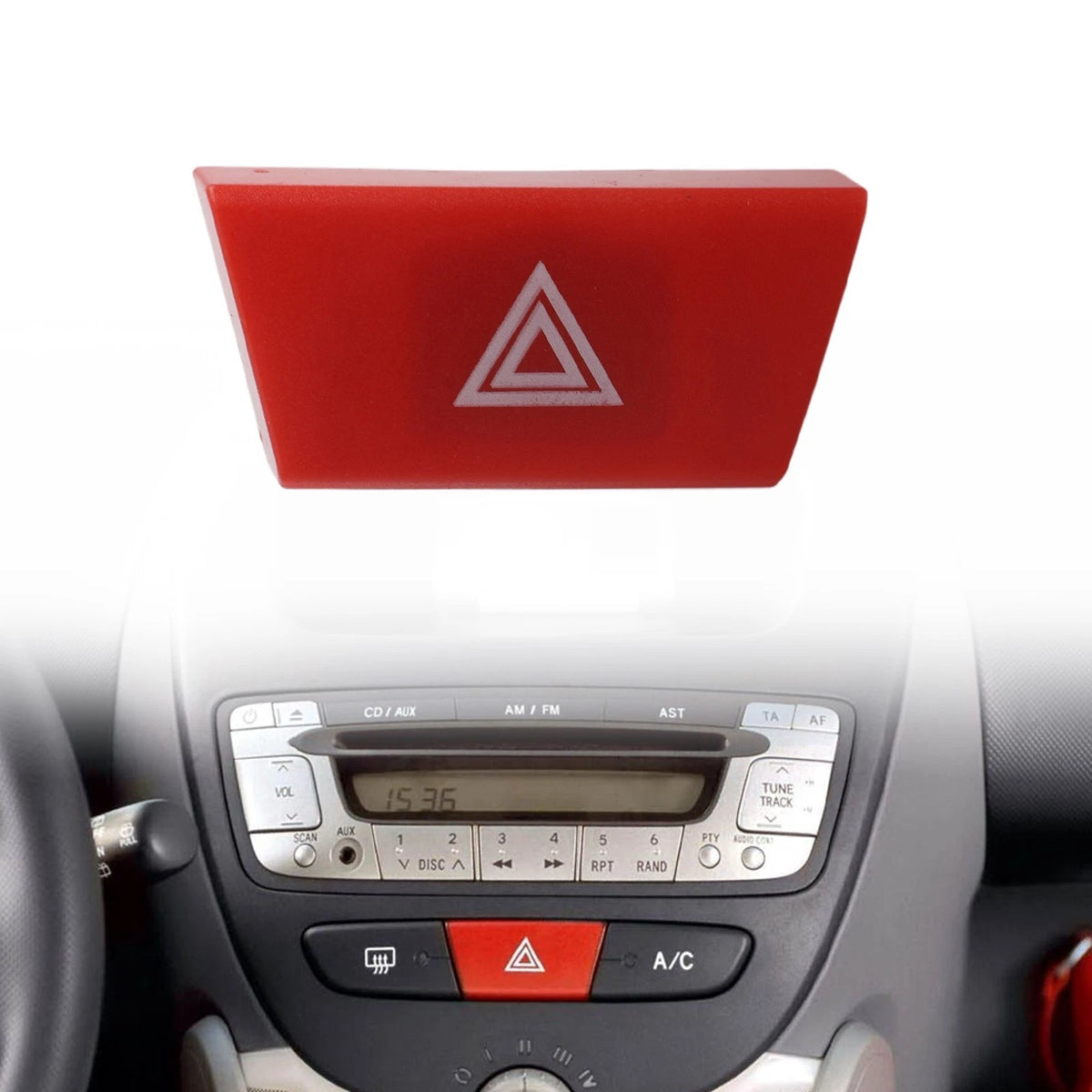 For Toyota Aygo For C1 107 Hazard Lamp Switch Button for Car Models 2005 2014