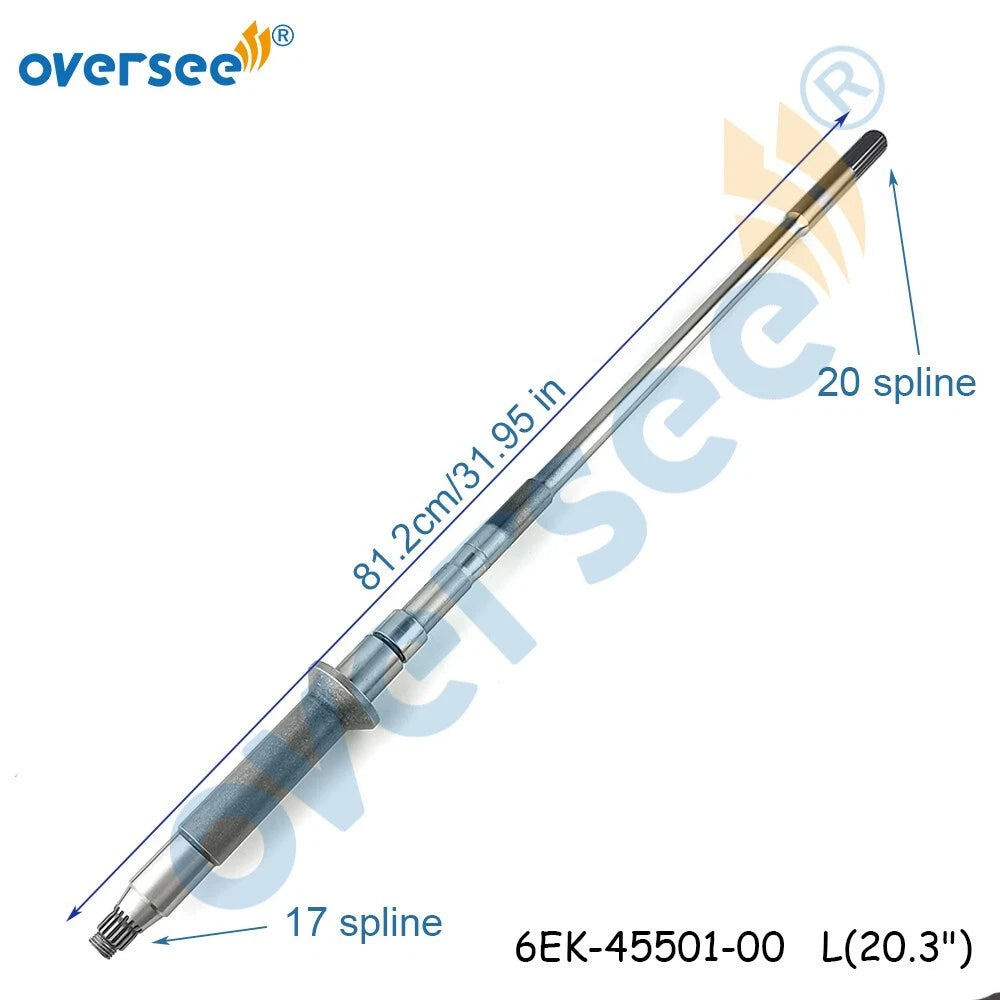Drive Shaft L 6EK-45501-00 for Yamaha Outboard 90-115-130HP (4T)