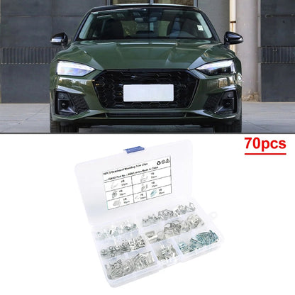 Set of 70 Instrument Panel Dashboard Retainer Fasteners Clips Moulding Trim