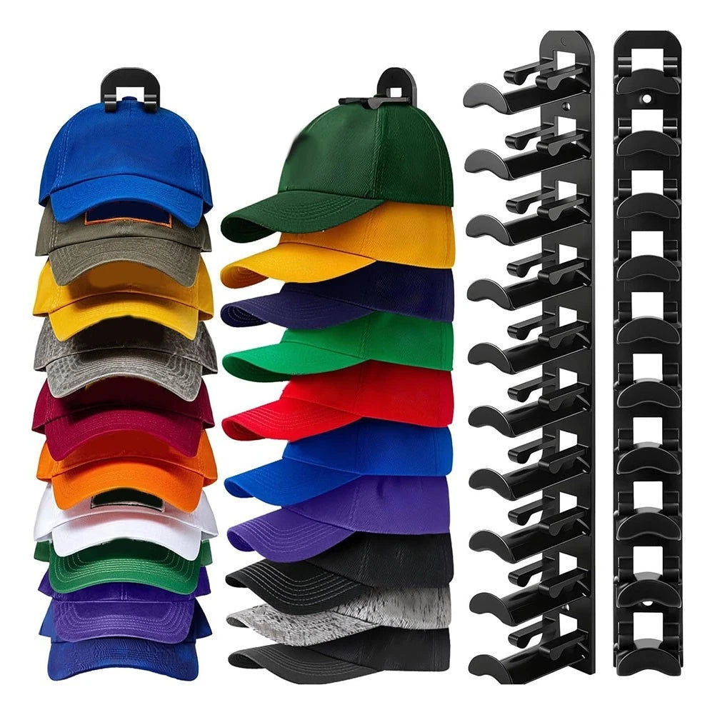 Baseball Cap Organizer Wall Mount for Home Office Dorm