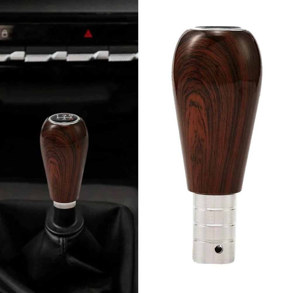 5 Speed Gear Shift Knob for Car (Walnut Wood Grain)