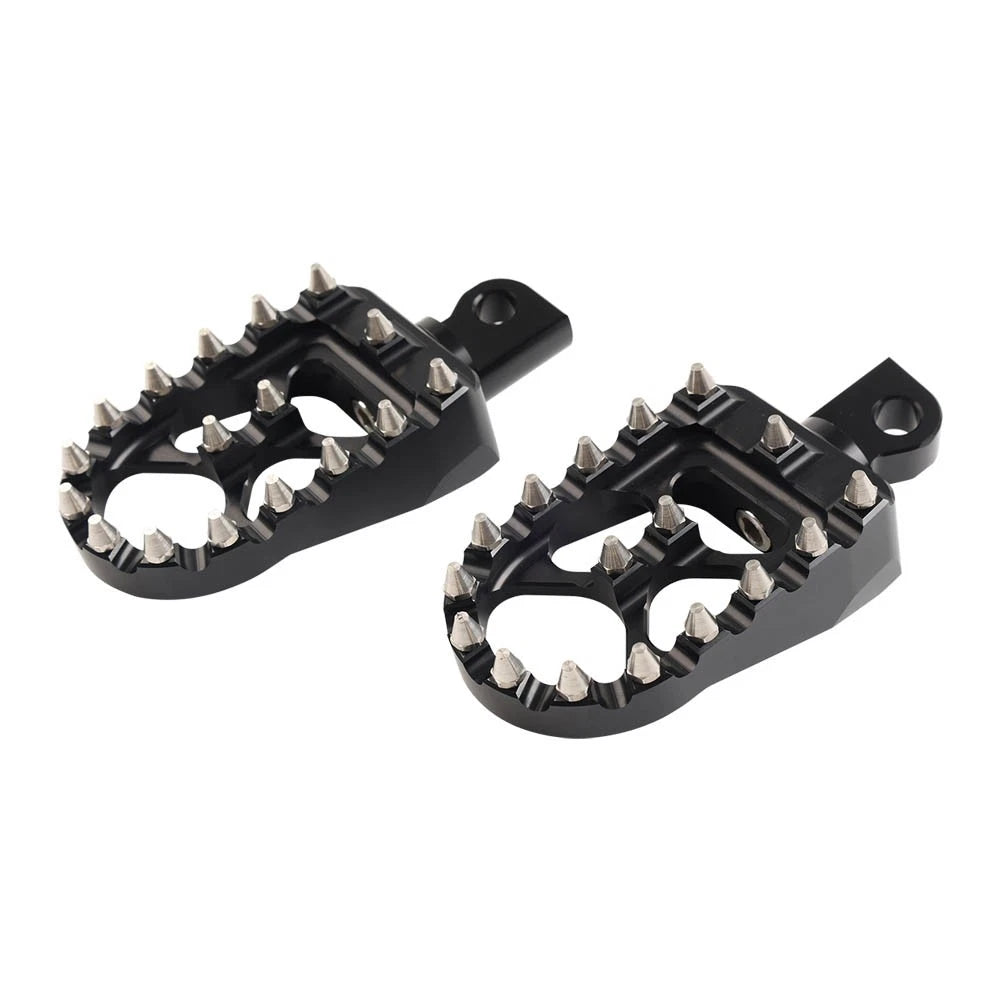 CNC Wide Fat Foot Pegs for Harley Dyna Sportster Fatboy (Fits )