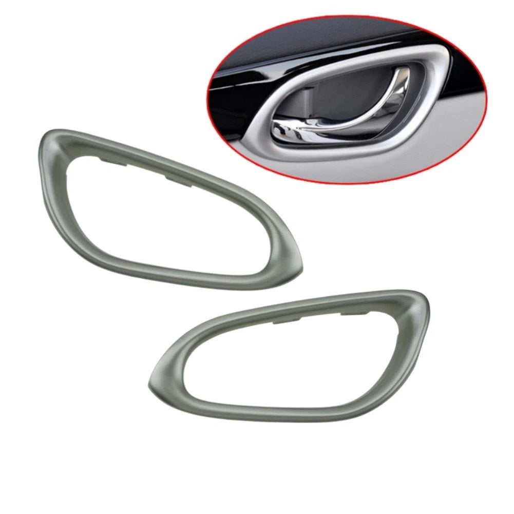 Inside Door Handle Trim Bezel Rear Pair for Nissan Sentra (2013–2019)