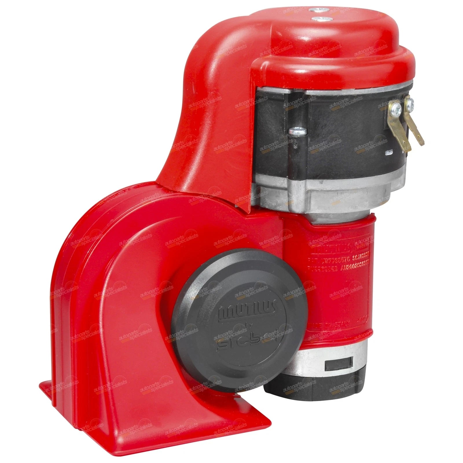 Stebel Nautilus Air Horn Kit for 24V Vehicles (139dB, Switchable Modes)