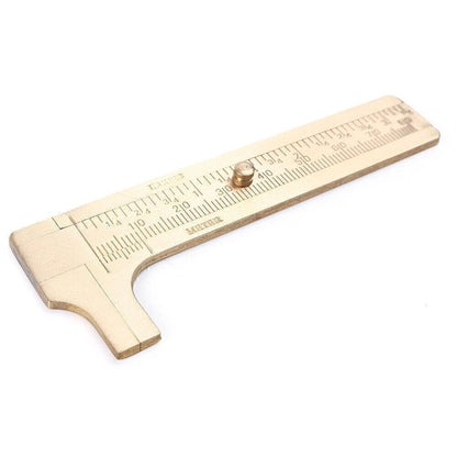 Mini Brass Sliding Gauge Vernier Caliper 80mm for Precision Measurement