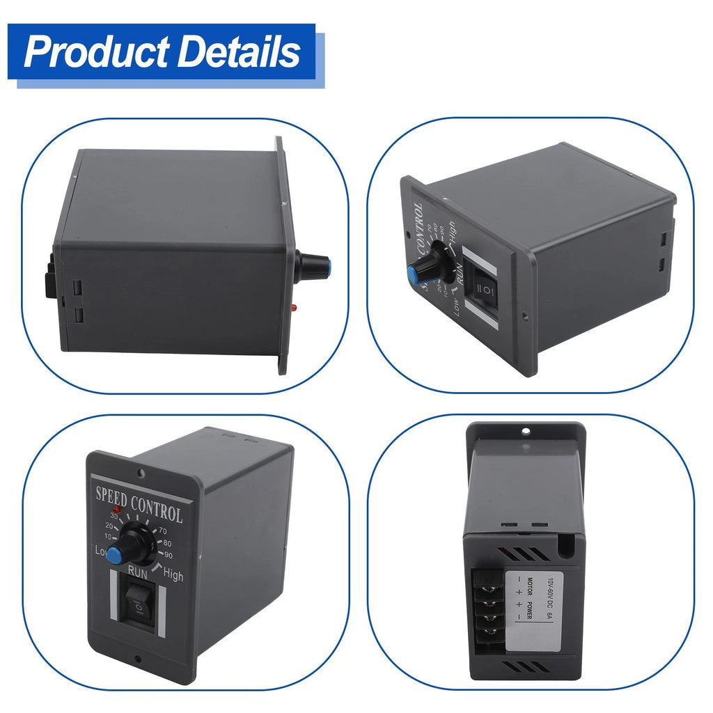 Manual Two Way Control for DC Motors (Forward Stop & Reverse)