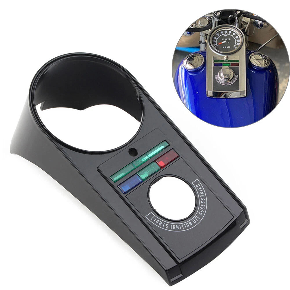 Speedometer Dash Panel Cover Housing Kit for Harley Softail (1971–1990)