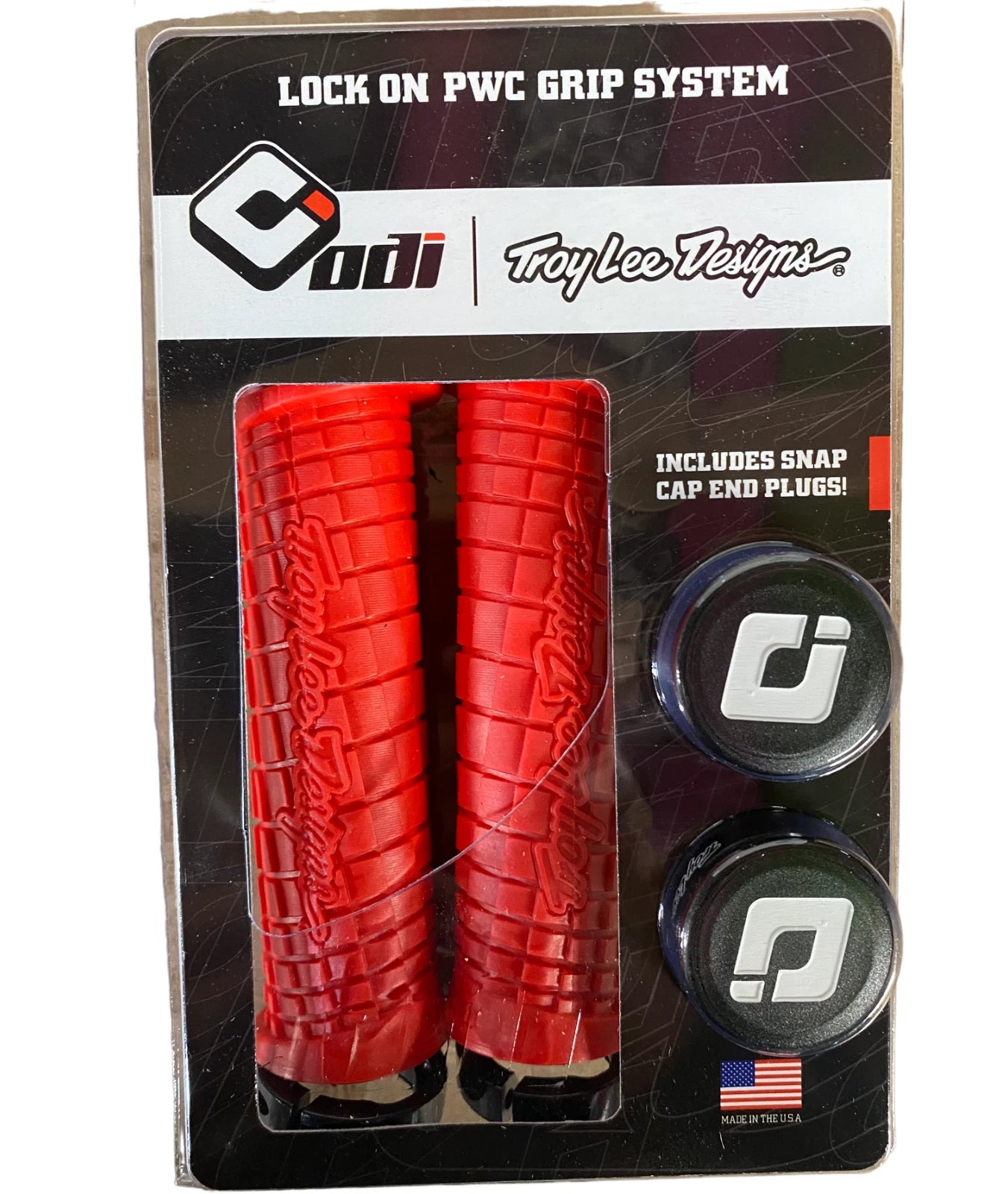 Odi Troy Lee Grips with Lock Rings for Yamaha Waverunner, Kawasaki Superjet