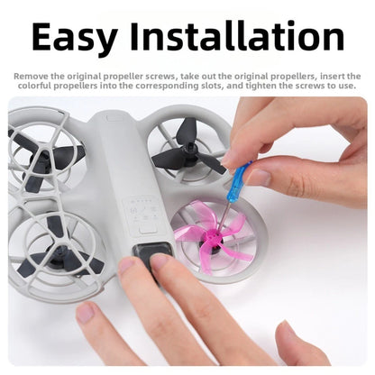 Set of 4 Quick Release Paddle Blades for DJI NEO2 (2019–2023)