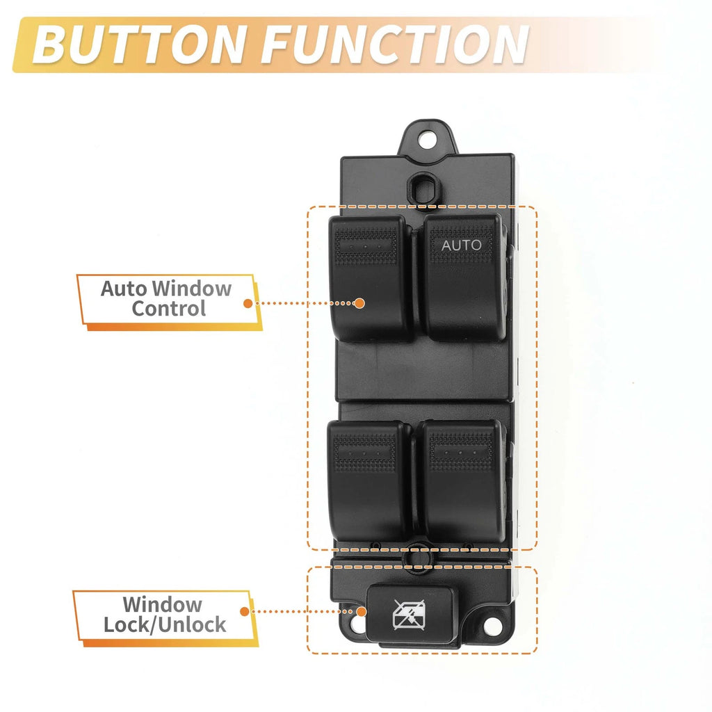 Front Right Passenger Power Window Switch for Mazda Familia (1998)