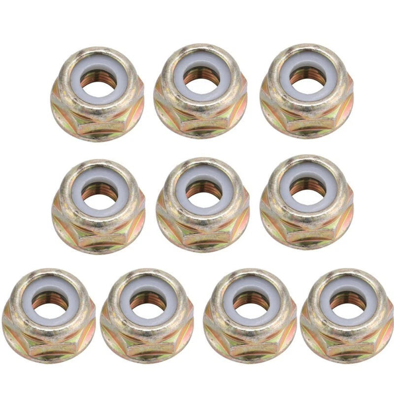 10x M10x1.25 Nuts for String Trimmer Brush Cutter (Gear Head Case)