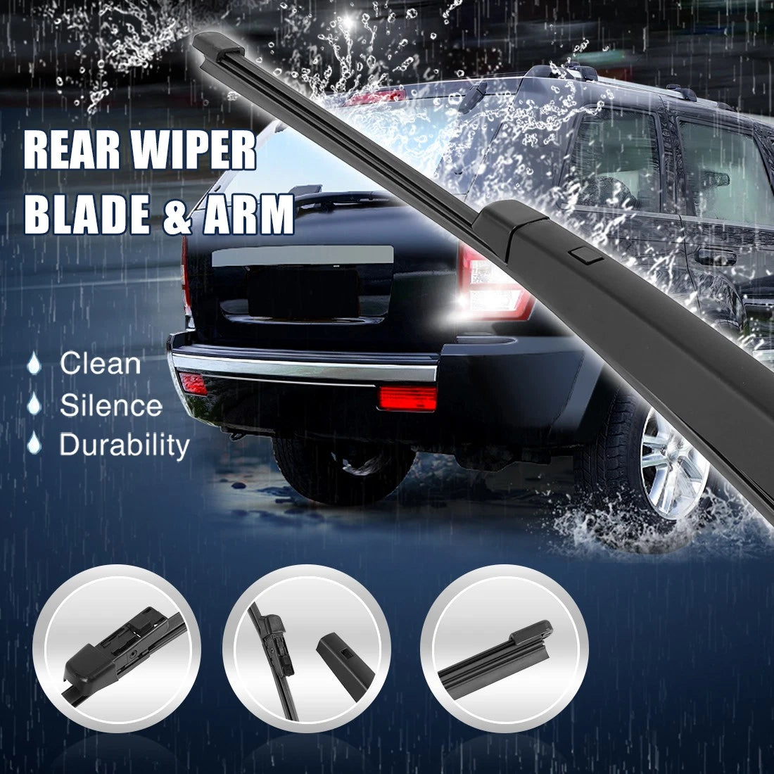 Windshield Wiper Blade Arm Set for Volkswagen Crossover Golf MK7 MQ8 (2012–2019)