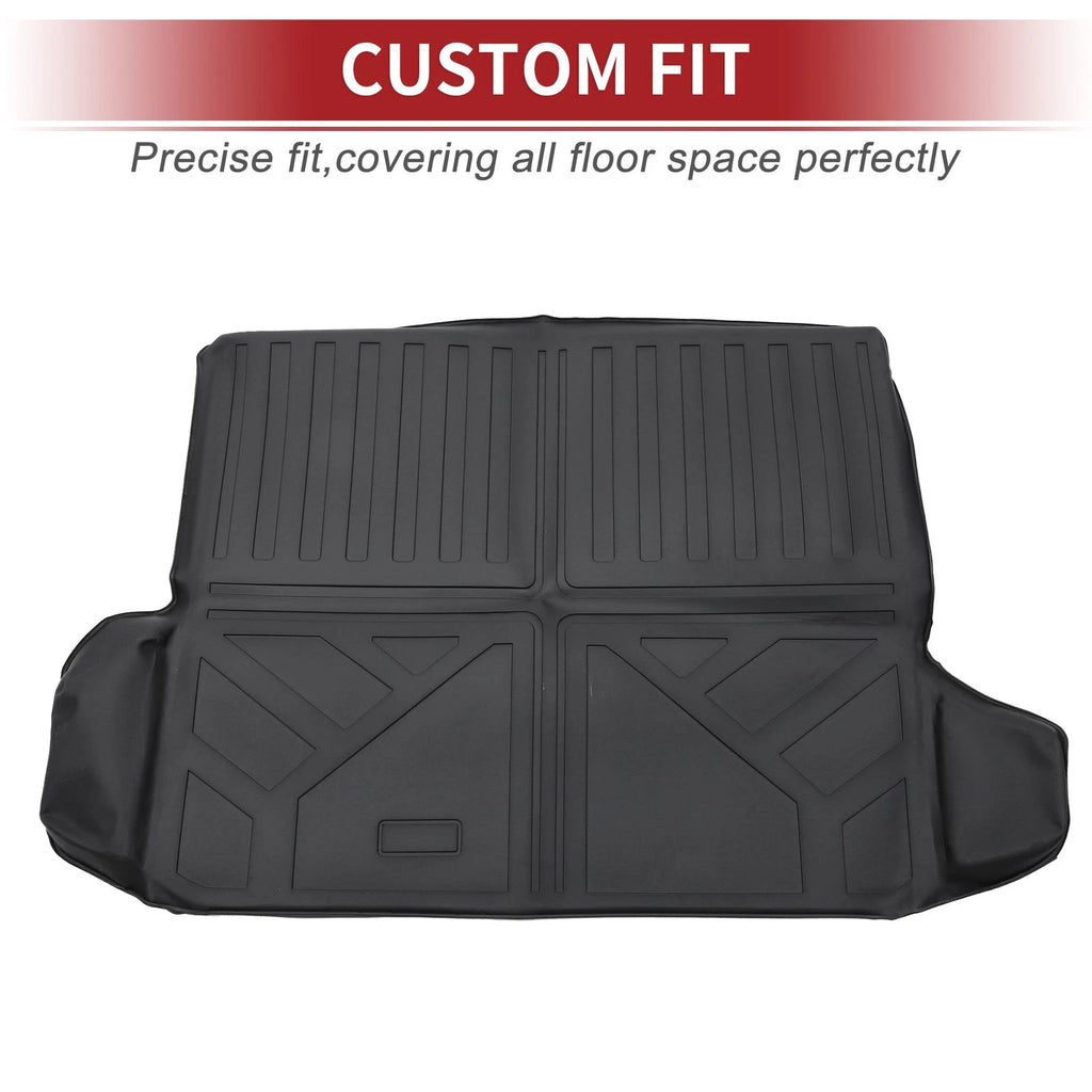 Cargo Liner Rear Trunk Mat for Chevy Equinox (2012–2017) Diamond Pattern