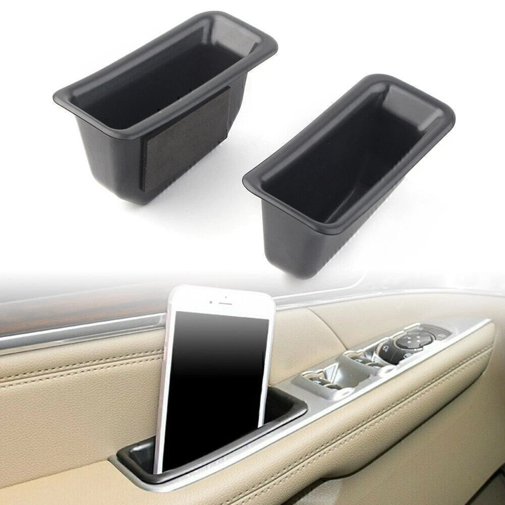 2X Door Handle Storage Box Tray Bin Kit for Ford Explorer (2016–2019)