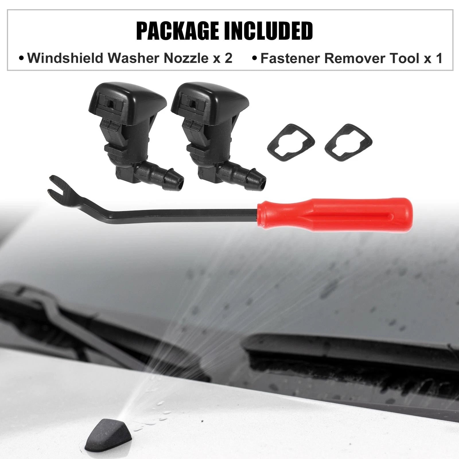 Front Windshield Washer Nozzle Kit (5 Pack) for Toyota Tacoma (2000–2004)
