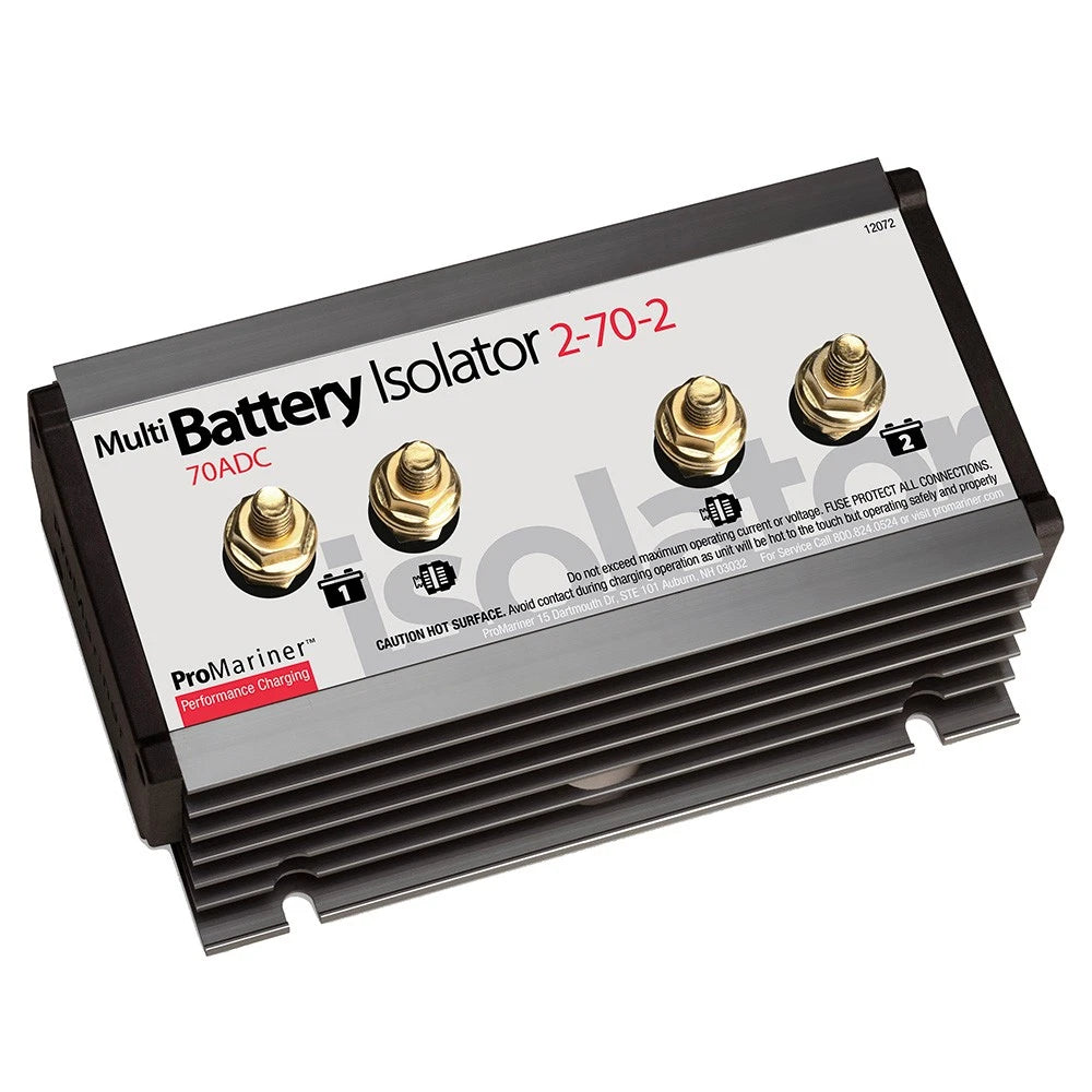 ProMariner Battery Isolator for Alternator 2 Battery 70 AMP