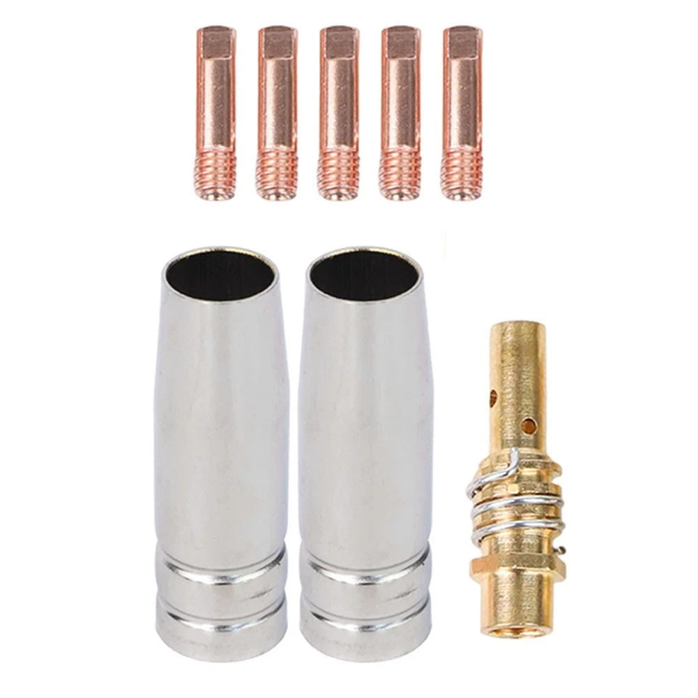 8PCS MIG Welding Accessory Kit with Copper Contact Tips M6