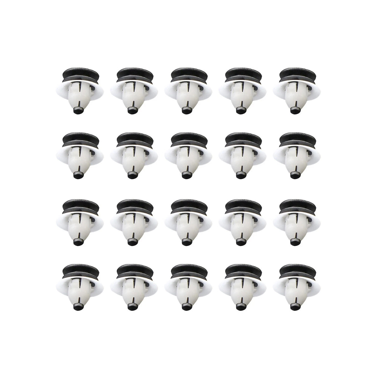 Replacement Pack of 20 Plastic Clipping Components for Volvo
