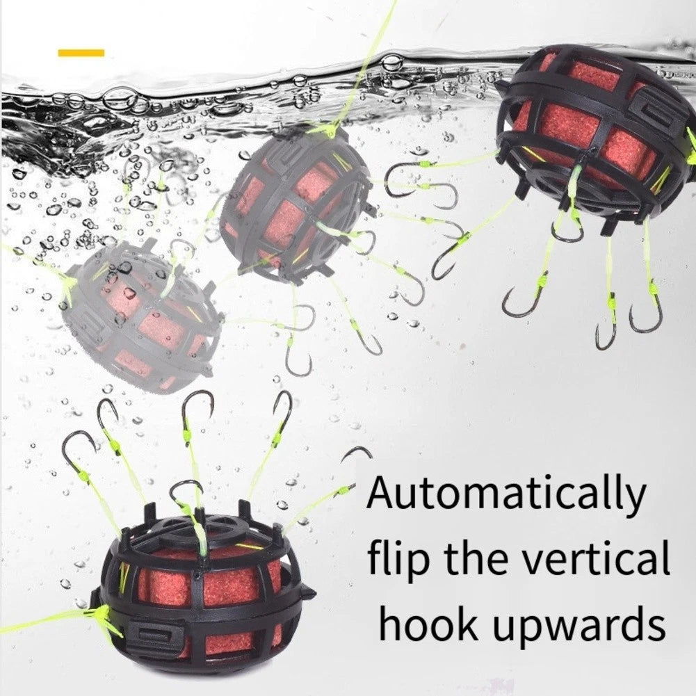 Double Hook Reverse Bottom Rig Saltwater Fishing Hooks 4# to 12#