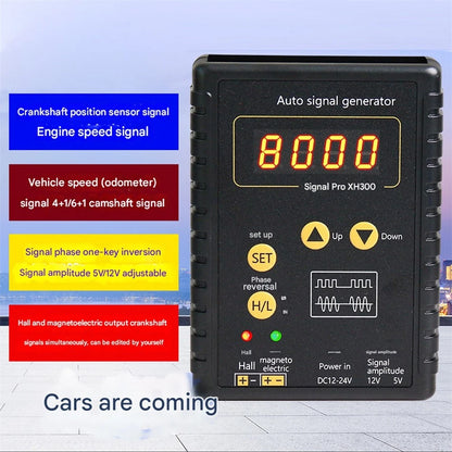 Sensor Simulator Tester for Automotive Signal Generation (2-8000Hz)